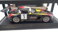 Mercedes Benz SLS AMG GT3 winner 12h Abu Dhabi 2013 1/18, confezione lievemente usurata - foto 5