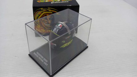 Minichamps casco helmet AGV V. Rossi test Jerez 2007 1/8