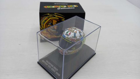 Minichamps casco helmet AGV V. Rossi test Jerez 2008 1/8