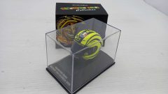 Minichamps casco helmet AGV V. Rossi test Valencia 2010 1/8 - scala 1:8
