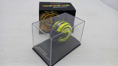 Minichamps casco helmet AGV V. Rossi test Valencia 2010 1/8