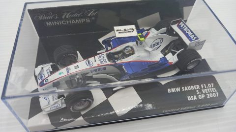 Minichamps BMW Sauber F1.07 S. Vettel USA GP 2007 1/43