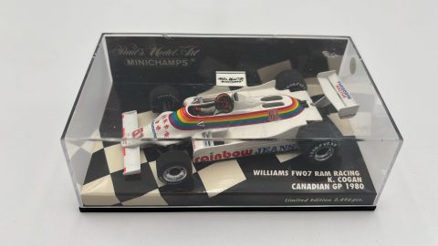 Minichamps Williams FW07 K. Cogan Canadian GP 1980 1/43, teca con qualche imperfezione