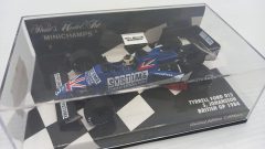 Minichamps Tyrrell Ford 012 S. Johansson British GP 1984 1/43, teca con qualche imperfezione - scala 1:43