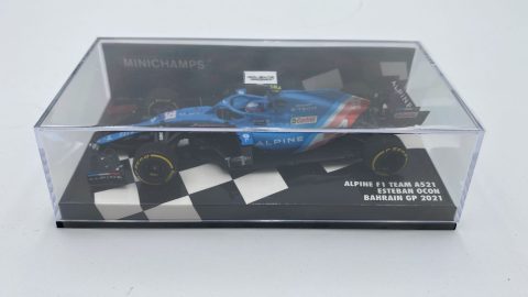 Minichamps Alpine F1 A521 E. Ocon Bahrain GP 2021 1/43