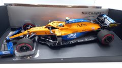 Minichamps McLaren MCL35M L. Norris Pole Position Russian GP 2021 1/18 - foto 3