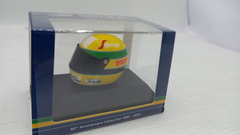 Minichamps casco helmet Ayrton Senna Brazil GP 1984 1/8