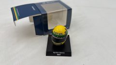 Minichamps Casco Helmet Ayrton Senna 1987 1/10 - scala 1:10