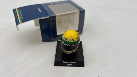 Minichamps Casco Helmet Ayrton Senna 1987 1/10