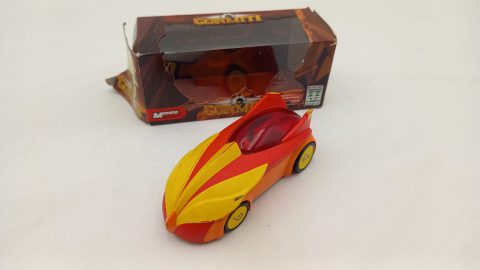 Mondo Motors auto Gormiti Lord of Volcano 1/64, qualche piccolo segno, confezione usurata
