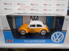 Motormax Volkswagen Beetle taxi 1966 1/24 - scala 1:24