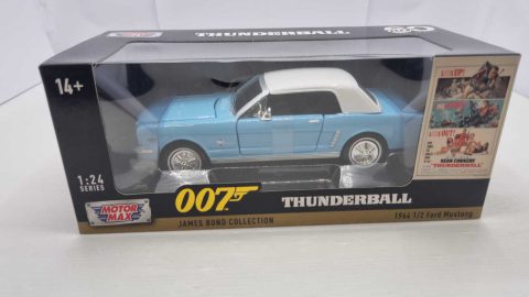 MotorMax 007 Thunderball James Bond Collection 1964 1/2 Ford Mustang 1/24