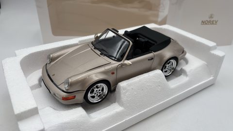 Norev Porsche 911 Carrera 2 Turbo Look Cabriolet 1992 1/18