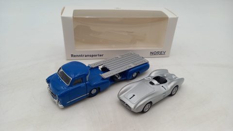 Norev Mercedes-Benz Renntransport con W196 1/64