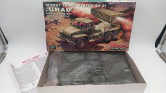 Omega K rocket volley system BM-21 Grad 1/35, mezzo militare in kit di montaggio - scala 1:35