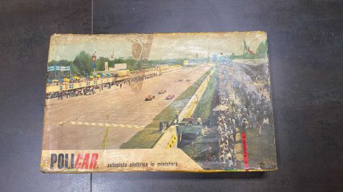 Policar autopista elettrica in miniatura 1/32. Pista non collaudata e con evidenti segni di usura