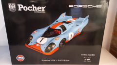 Pocher Porsche 917 K Gulf Edition 1/8, kit di montaggio composto da 312 particolari - scala 1:8