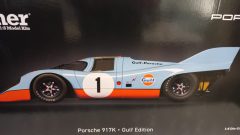 Pocher Porsche 917 K Gulf Edition 1/8, kit di montaggio composto da 312 particolari - foto 3