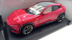 Polistil Ferrari Purosangue 2022 1/18, rosso corsa 322 - scala 1:18
