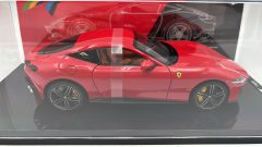 Polistil Ferrari Roma 2019 1/18 Rosso Corsa 322, con teca - foto 5