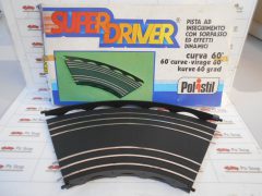 Polistil curva 60 gradi per pista elettrica 1/43 - scala 1:43