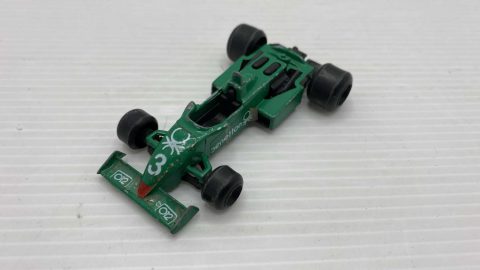 Polistil Tyrrell 011 F1 1/55, buone condizioni, senza scatola originale, segni di usura del tempo, alettone posteriore mancante
