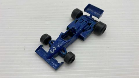 Polistil Tyrrell 011 1/55, buone condizioni, senza scatola originale, segni di usura del tempo