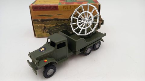 Politoys APS autocarro con radar 1/41, mancante dei tre soldati seduti