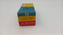 Politoys APS Alfa Romeo Giulietta Sprint 1/41, paraurti posteriore rovinato, normali segni del tempo - foto 7