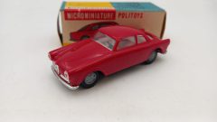 Politoys APS Alfa Romeo Giulietta Sprint 1/41, paraurti posteriore rovinato, normali segni del tempo - scala 1:41