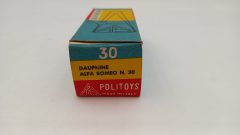 Politoys APS Dauphine Alfa Romeo 1/41, paraurti sbiadito ma ottime condizioni - foto 8