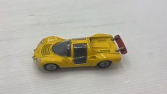Politoys Ferrari Dino Berlinetta Competizione Pininfarina 1/43 senza scatola originale, segni di usura - scala 1:43