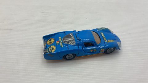Politoys Alpine Renault 1/43 senza scatola originale, vernice e decals leggermente rovinate