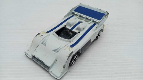 Politoys Porsche 917-10 CanAm 1/43, evidenti segni del tempo ed incompleta