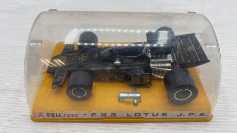 Politoys Lotus FX3 JPS 1/25, segni di usura del tempo