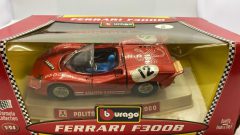 Politoys Abarth 2000 1/25, senza scatola originale, decal rovinate, segni di usura del tempo - scala 1:25