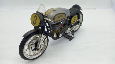 Protar Norton Manx 500cc 1951 1/9, kit montato da restaurare e pulire, senza scatola originale