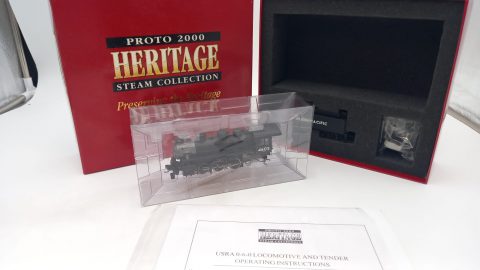 Proto 2000 treno locomotiva USRA 0-6-0 Steam Locomotive H0, in perfette condizioni