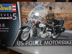 Us police motorbike - kit di montaggio - 1/8 - scala 1:8