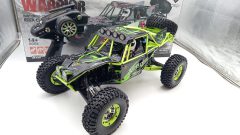 RK Crawler elettrico a spazzole 1/10, radio 2,4 GHZ, 4 ruote motrici, batteria Lipo 7,4V 2200 mAh 25C, completo di tutto - s?