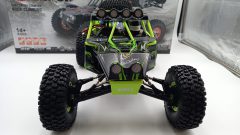 RK Crawler elettrico a spazzole 1/10, radio 2,4 GHZ, 4 ruote motrici, batteria Lipo 7,4V 2200 mAh 25C, completo di tutto - foto 3