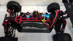 RK Buggy elettrico 1/10 brushless 2,4 Ghz, quattro ruote motrici, batteria Lipo 7,4 V 3500 mAh 30 C, carrozzeria trasparente da forare, completo di tutto - foto 2