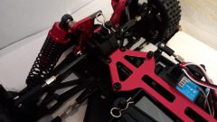 RK Buggy elettrico 1/10 brushless 2,4 Ghz, quattro ruote motrici, batteria Lipo 7,4 V 3500 mAh 30 C, carrozzeria trasparente da forare, completo di tutto - foto 3