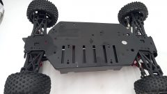 RK Buggy elettrico 1/10 brushless, 2,4 Ghz, quattro ruote motrici, batteria Lipo 7,4 V 3500 mAh 30 C, completo di tutto, con radio a stick, mai utilizzata - foto 5