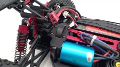 RK Buggy elettrico 1/10 brushless, 2,4 Ghz, quattro ruote motrici, batteria Lipo 7,4 V 3500 mAh 30 C, completo di tutto, con radio a stick, mai utilizzata - foto 7