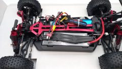 RK Buggy elettrico 1/10 brushless, 2,4 Ghz, quattro ruote motrici, batteria Lipo 7,4 V 3500 mAh 30 C, completo di tutto - foto 8