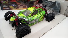 RK Buggy elettrico 1/10 brushless, 2,4 Ghz, quattro ruote motrici, batteria Lipo 7,4 V 3500 mAh 30 C, completo di tutto - sc?