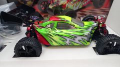 RK Buggy elettrico 1/10 brushless, 2,4 Ghz, quattro ruote motrici, batteria Lipo 7,4 V 3500 mAh 30 C, completo di tutto - foto 4