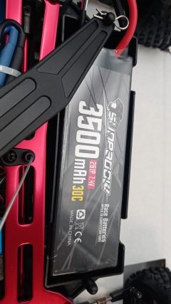 RK Buggy elettrico 1/10 brushless, 2,4 Ghz, quattro ruote motrici, batteria Lipo 7,4 V 3500 mAh 30 C, completo di tutto - foto 9