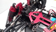 RK Buggy elettrico 1/10 brushless, 2,4 Ghz, quattro ruote motrici, batteria Lipo 7,4 V 3500 mAh 30 C, completo di tutto - foto 6